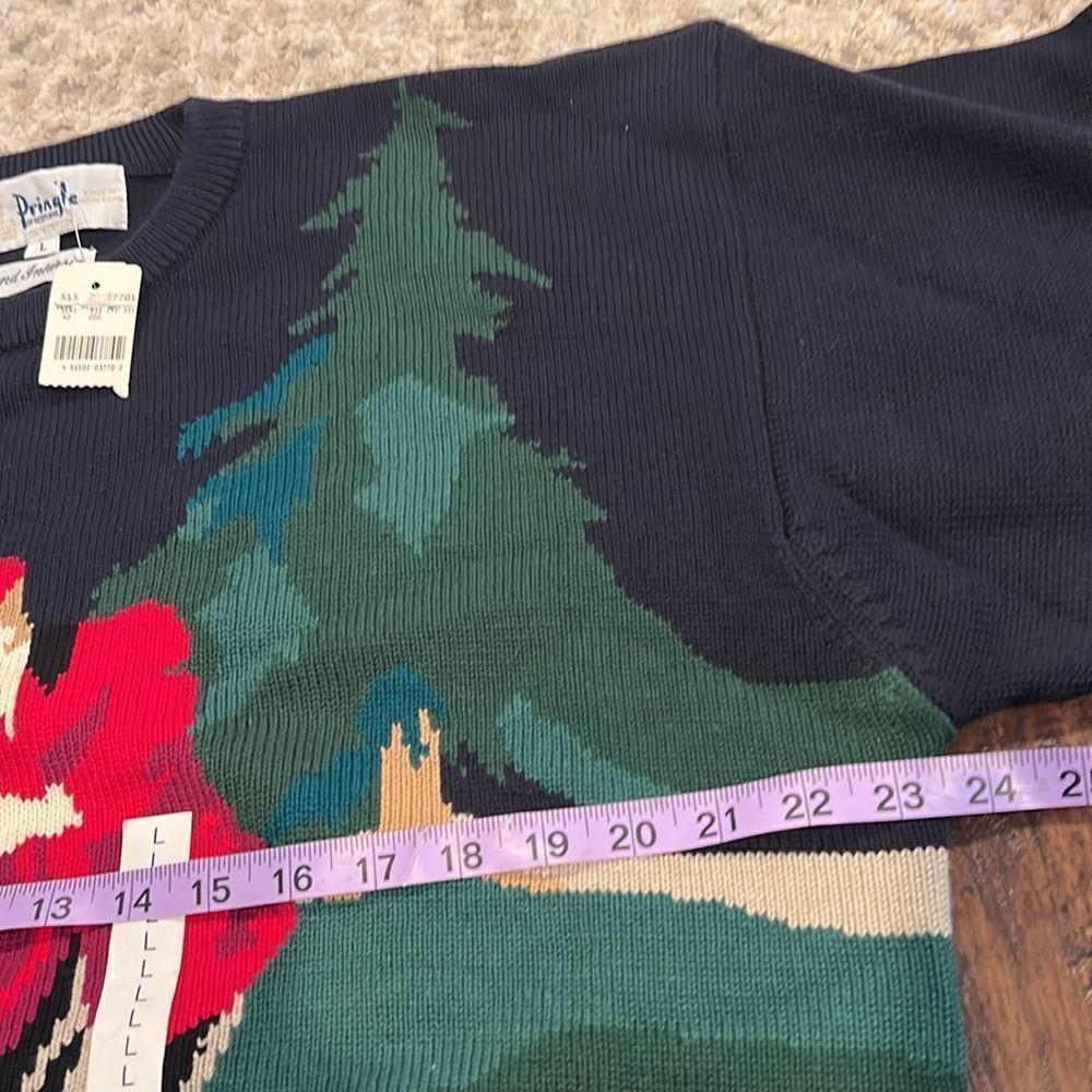 Vintage Pringle of Scotland Golf Sweater Cotton Graphic Golfer Hong Kong size L‎ - Picture 6 of 9